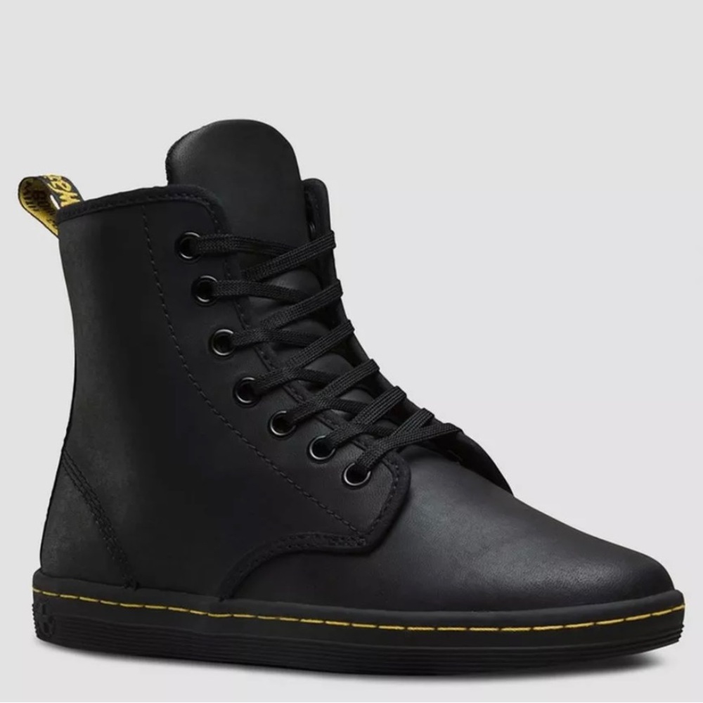 Dr. Martens Shoreditch Black Lace Up Shoes Size 7